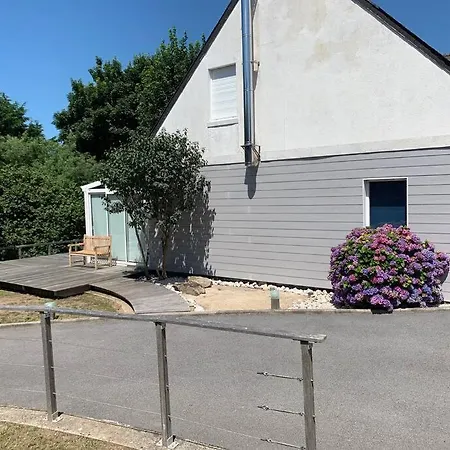 Maison En Bois Avec Vue Sur Etang De Sandun Guerande Exterior photo